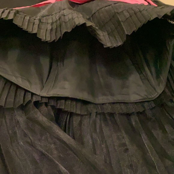 Betsey Johnson Black Dress Pink Bow - Picture 8 of 8